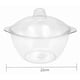 thumbnail image 4 of Fuente Bowl Plástico Transparente Con Tapa 22cm Ensaladera, 4 of 5