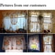 thumbnail image 3 of Juego de cortinas GOHD Farmhouse Kitchen con diseño de girasoles, 3 unidades, 3 of 6