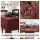 thumbnail image 4 of Mantel Threadmade 152 cm x 213 cm Rojo a Cuadros, 4 of 6