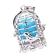 thumbnail image 3 of cuentas de dise?o de jaula de pájaro de cobre colgante del medallón de jaula de pájaros para collar pulsera azul 1, 3 of 5