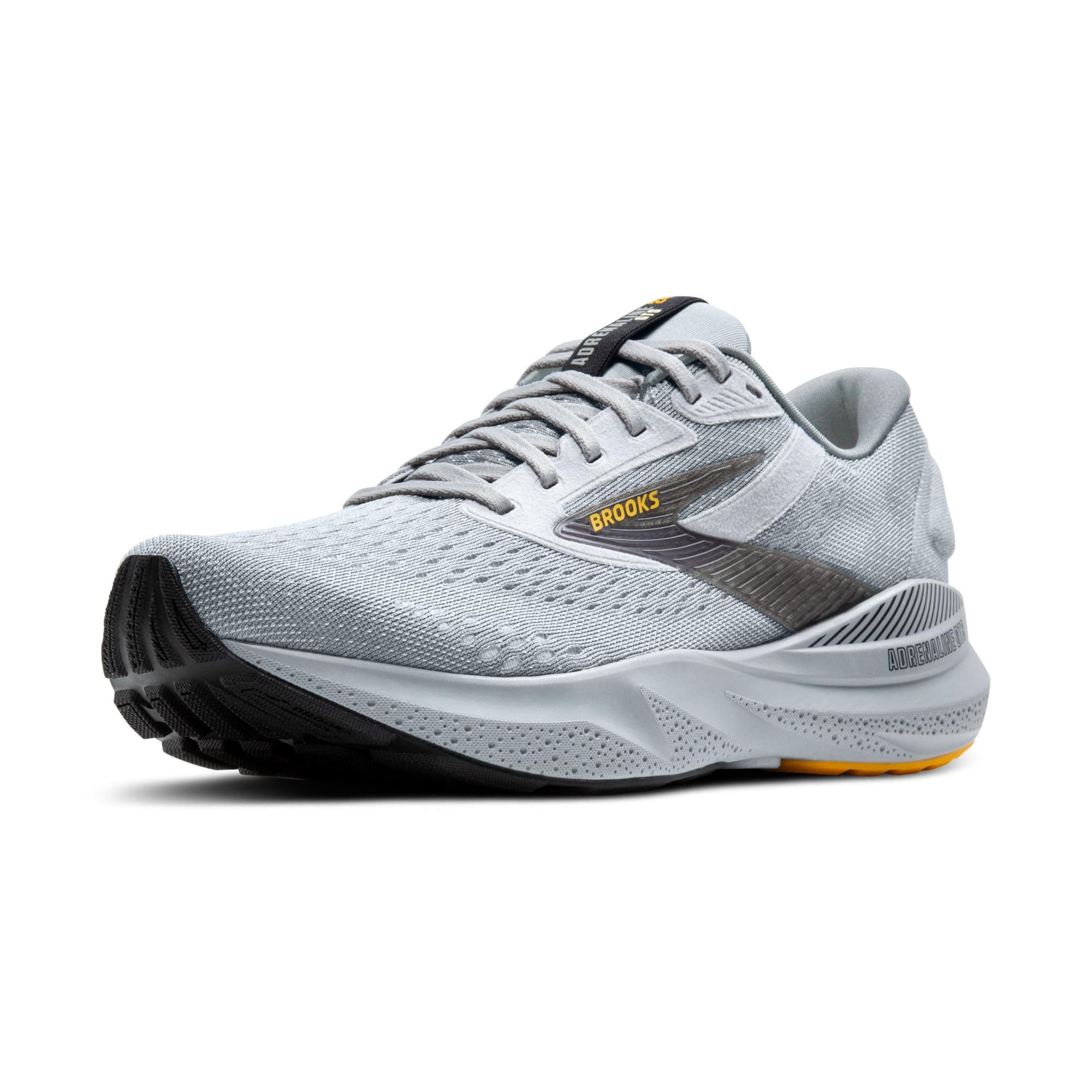Zapatillas Para Correr Brooks Adrenaline Gts 24 Para Hombre, Aleación/blanco/dorado