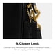 thumbnail image 5 of Bolso COACH Plaza 18 para mujer en piel granulada natural negra, 5 of 7