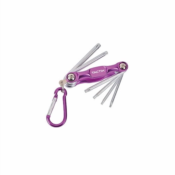 Juego Llaves Torx Tipo Llavero 6 Medidas Tactix T-9 A T-30