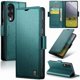 thumbnail image 2 of CaseMe tipo cartera Samsung Galaxy S25 Edge con cierre magnético, RFID, tarjetero, soporte, carga inalámbrica, 2 of 5