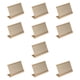 thumbnail image 5 of Nombre Soporte de escudo, titular de letrero, metal robusto, titular práctico y práctico de etiquetas, visualización de precios para oficinas, hoteles Dorado, 5 of 5