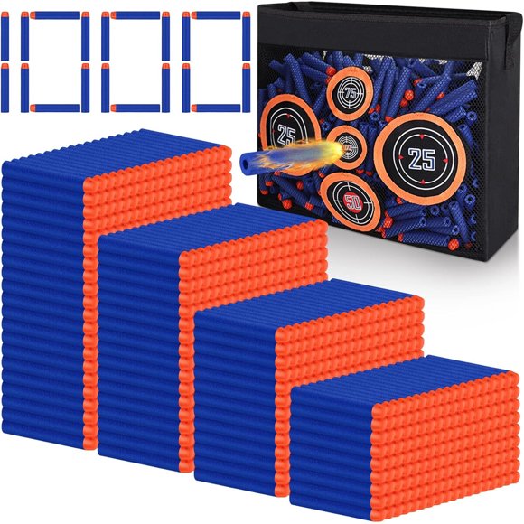 Pokiiulk 1000PCS Bullets Refill Darts Fit for Nerf NStrike