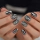 thumbnail image 2 of Puntas de uñas postizas Coolnail Punk, gris ahumado oscuro, gris espejo, 2 of 7