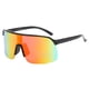 thumbnail image 2 of POLASUP GAFAS LENTES DE SOL Gafas de sol deportivas NY Sunglasses con lentes iridiscentes naranja y verde, protección UV 400. Diseño moderno y ligero, ideales para ciclismo y actividades, 2 of 6