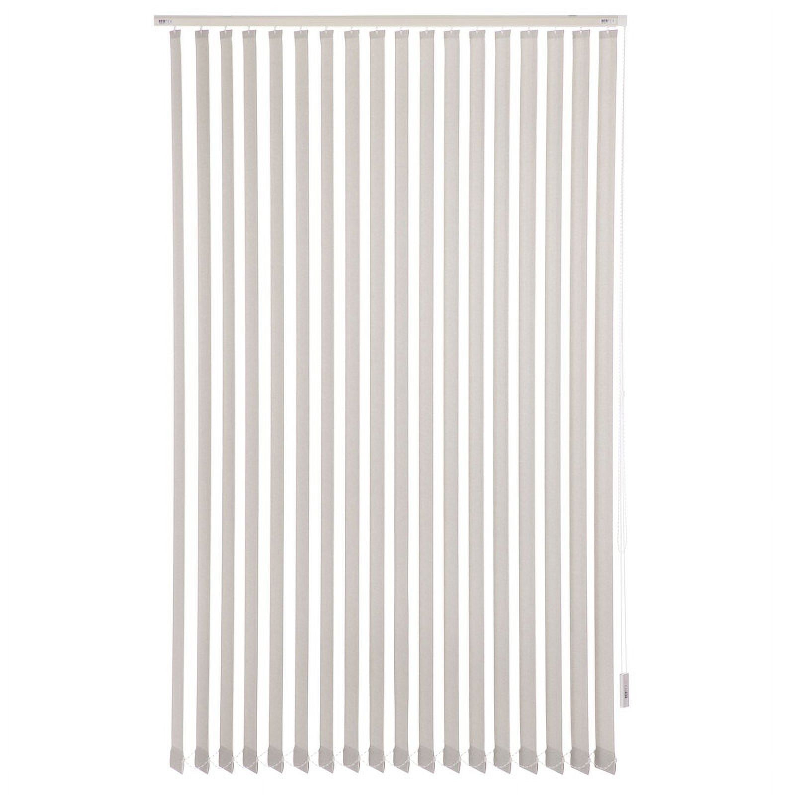 Bertex - Cortina Vertical Rústica Gris 230 Cm De Alto X Ancho A Elección Para Sala, Living, Oficina O Escritorio (120 Cm De Ancho X 230 Cm De Alto)