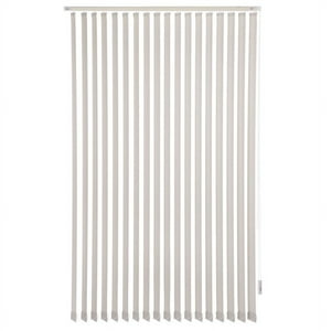 Bertex - Cortina Vertical Rústica Gris 230 Cm De Alto X Ancho A Elección Para Sala, Living, Oficina O Escritorio (210 Cm De Ancho X 230 Cm De Alto)