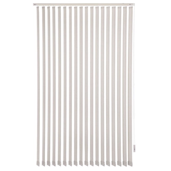 Cortina Vertical Rústica Gris 230 cm de Alto x Ancho a Elección para Sala, Living, Oficina o Escritorio (145 cm de Ancho x 230 cm de Alto)