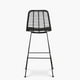 thumbnail image 4 of Taburete Terraza Ratan Creta Negro, 4 of 7