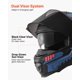 thumbnail image 5 of Casco VEVOR Modular con Visor Doble Abatible Talla L, 5 of 9