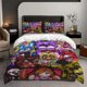 thumbnail image 1 of Teddy Bear Nightmare Fan Art Print Bedding Set Soft and Comfortable for All Seasons, 1 of 5