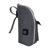 Bothyi - Bolsa Para Biberón Infantil, Calentador De Leche Con Calefacción Portátil Para Viaje De Negocios En Coche, Gris