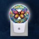 thumbnail image 1 of Luz nocturna LED Mearafois Mariposa Mandala Crepúsculo‑Amanecer, 1 of 7
