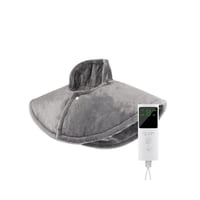 Xusx111 - Almohadilla De Calefacción Para Cuello Y Hombro,Envoltura Calentada Eléctrica Ponderada Para Cuello Y Hombro,Almohadilla Calentada Caliente De Cierre Automático,Lavable En Máquina