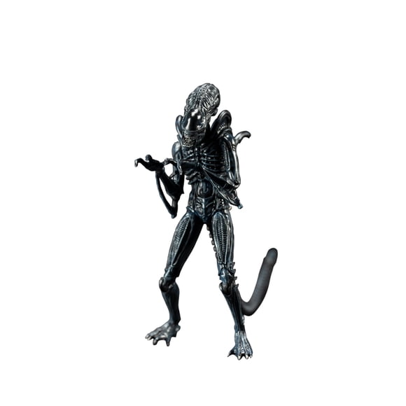 Hiya Toys Serie Mini Exquisite Figura de Acción Alienígena Guerrero Azul a Escala 1:18 de 5 Pulgadas