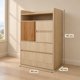 thumbnail image 2 of Cómoda Cajonera Bicolor de MDF para Dormitorio 60x40x90 cm, 2 of 6