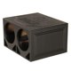 thumbnail image 5 of Caja para subwoofer Q Power de doble 10 pulgadas con ventilación, negra, 5 of 9