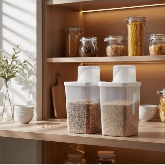 Genérico - Contenedor Hermético Dispensador De Alimentos Cocina 950ml