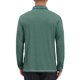 thumbnail image 3 of Camisas Polo de Manga Larga con Bolsillo y Botones de Contraste para Hombre, L Verde, 3 of 6