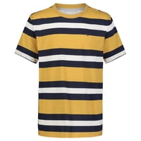 Camiseta Tommy Hilfiger De Manga Corta Con Rayas De Rugby Para Niños