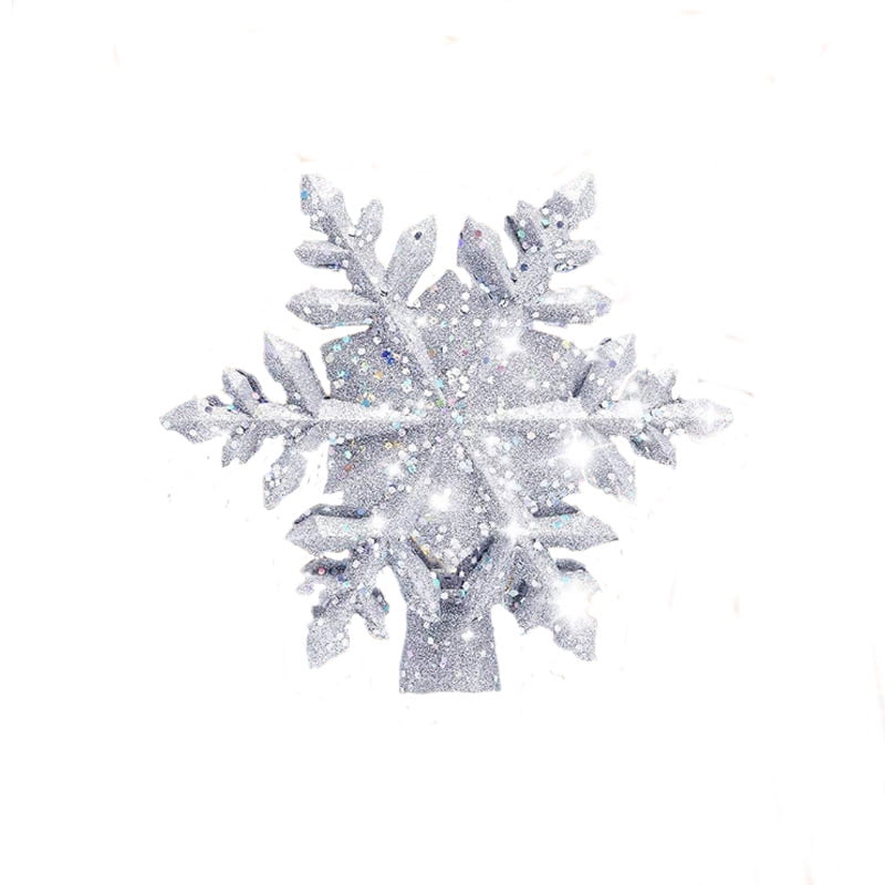 Xusx111 - Topper Del Árbol De Navidad Iluminado Con Luces De Proyector De Copos De Nieve Giratorias Led Incorporadas, Topper Del Árbol Hueco Con Enchufe De Plata Para El Hogar Interior