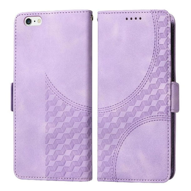 Carcasa FOXDOCK iPhone 6 Plus de cuero PU, diseño acolchado clásico, protección contra caídas y rayones