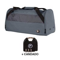 F - Bolso M Eder Gris + Candado