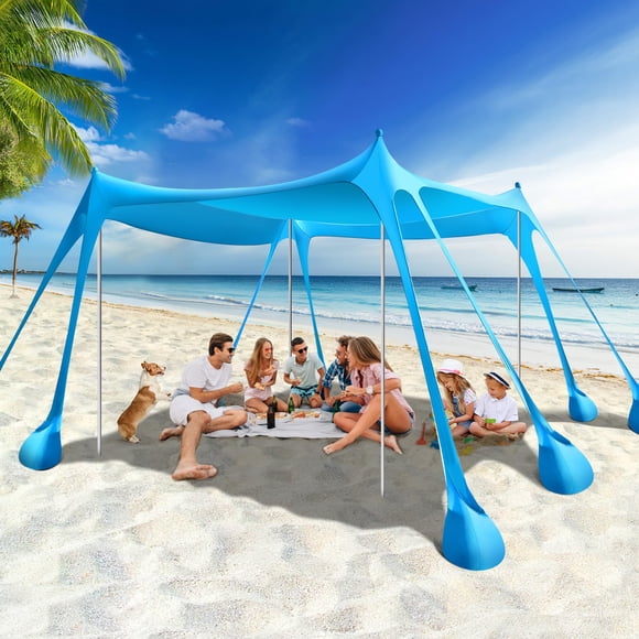 Carpa de playa Rhino Valley Sun Shelter UPF50+ con sacos de arena