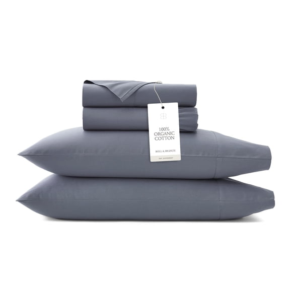 Juego de ropa de cama BOLL & BRANCH Signature King de algodón orgánico