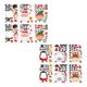 thumbnail image 3 of 12 Pegatinas Para Hacer Una Cara, Pegatinas De Fiesta De Navidad Para Tarjetas De Manualidades De Windows, 3 of 5