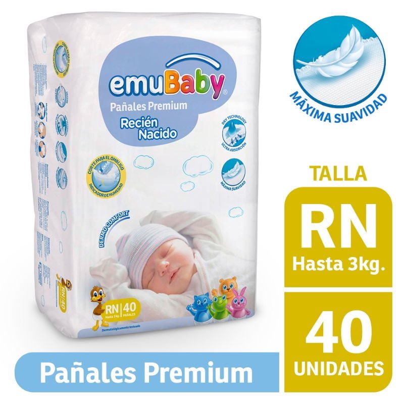 Emubaby - Pañales Premium Rn