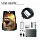 thumbnail image 2 of Mochila 3D Shark Print Children's School Bag Cartoon Animal Print Boys and Girls School Bag Lightweight Children's Backpack, 2 of 3