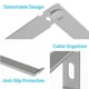 thumbnail image 5 of Soporte para portátil BLACK+DECKER de aluminio ergonómico plateado, 5 of 9