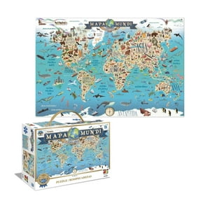 Atlas - Puzzle 200 Piezas Mapamundi