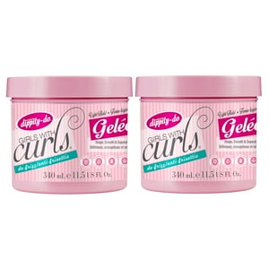Gel Para El Cabello Dippity Do Girls Con Rizos, Fijación Ligera, 340 Ml X2