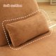 thumbnail image 3 of Silla de acento linda con patas de madera maciza, silla de salón de cuero falso con cojín suave, 3 of 5