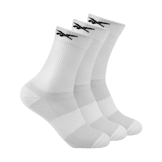 Calcetines Tripack Reebok Training TE Mid Crew Sock Unisex Blancos