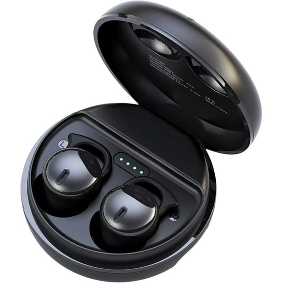 AARONMEI Auriculares Invisibles Sleep Bluetooth 5.3 Inalámbricos Negro
