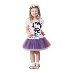Vestido Niña Hello Kitty Violeta 12