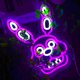 thumbnail image 2 of Letrero de Neón Nacynacy 33x24 cm Fnaf Bonnie LED Decor, 2 of 6