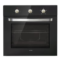 Groner - Horno Eléctrico Empotrable Black 4F 56L