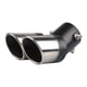 thumbnail image 5 of Punta De Escape Doble Estilo De Coche De Acero Inoxidable De Primera Calidad Salidas Dobles Tubo Final Estilo B, 5 of 5