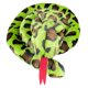 thumbnail image 4 of Serpiente Simulada Juguete De Peluche Decoración Felpa Para Halloween, 4 of 4