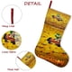 thumbnail image 5 of Migración Tema: Calcetines de Navidad, fino lino blanco para colgar en escaleras y chimenea, decoración navideña para el hogar, regalo de Navidad.54cm×38cm, 5 of 5