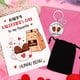 thumbnail image 4 of Tarjeta de San Valentín y llavero con diseño de café Silkovahamd, 4 of 6
