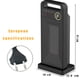 thumbnail image 5 of Calentador eléctrico con control remoto y pantalla táctil, calentador eléctrico vertical doméstico., 5 of 5