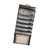 Magideal - Organizador De Archivos Expandible, Organizador De Carpetas, Tabla De Bolsillos De Almacenamiento, Ahorro De Espacio Con 6 Bolsillos Para Papel Tamaño Negro